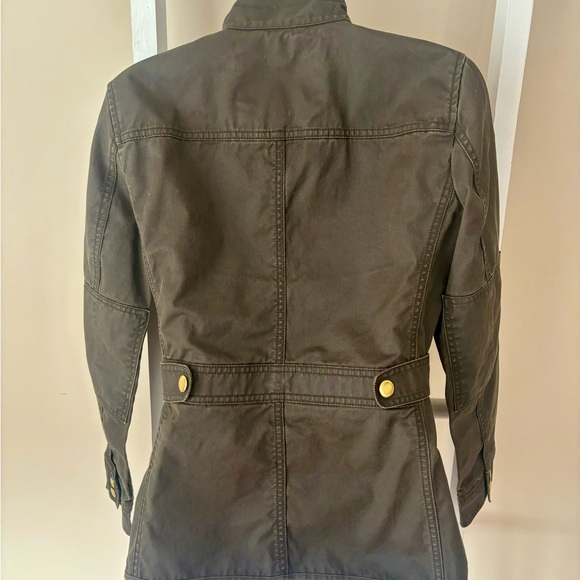 J. Crew The Downtown Field Jacket Military Chore Barn Utility 19034 Green XS - Picture 2 of 4